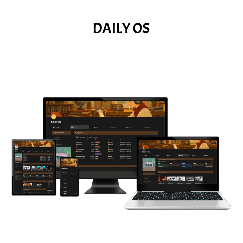 DailyOS - Complete Life Management System